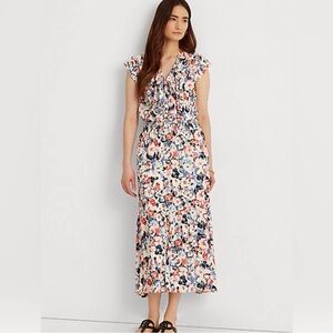 Ralph Lauren Multicolor Floral Maxi Dress